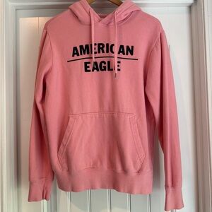 American Eagle Soft Pink Pullover Hoodie